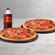 2 Büyük Boy Pizza + Litrelik İçecek