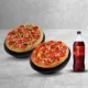 2 Orta Boy Pan Pizza & Litrelik İçecek