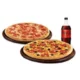 2 Orta Boy Pizza + Litrelik İçecek