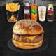 Burger (Tek Köfte) - Patatesli Menü