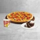 Büyük Boy Pizza + Çikolatalı Sufle + Algida Maraş Cup