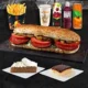 Dört Dörtlük Yarım Porsiyon Ekmek Arası Sucuk Menü