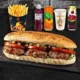 Patatesli Yarım Porsiyon Ekmek Arası Köfte Menü